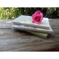 A6 Hard Cover Square Binder Pocket Glue Blank Diary Notebook (XLJA680-X01)